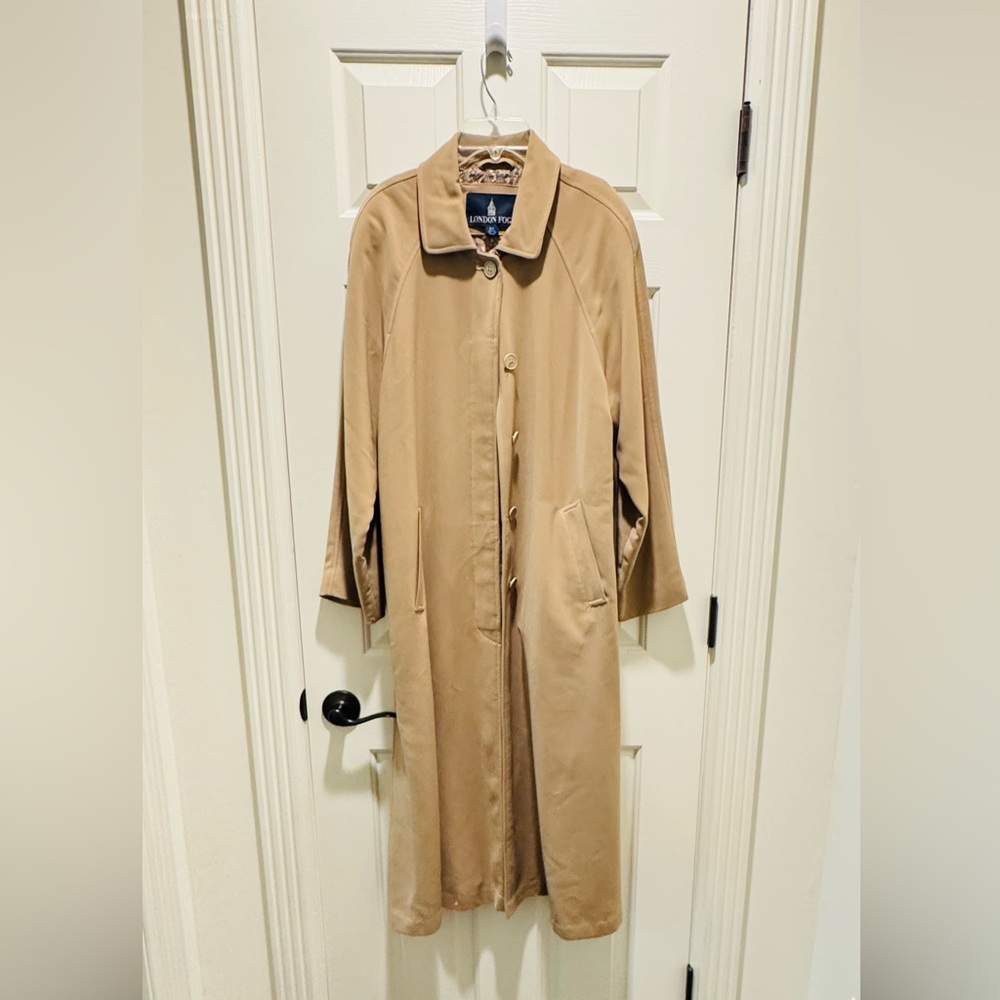 London Fog  Tan Long Coat